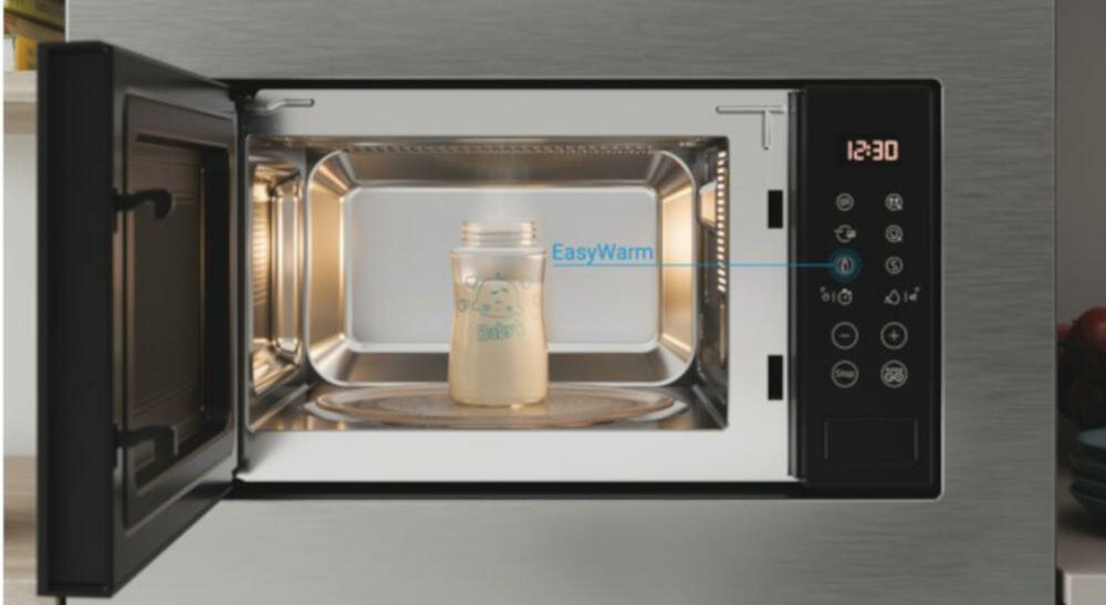 INDESIT-MWI120GX kuchenka mikrofalowa szybkie podgrzewanie czas potrawa temperatura obiad mleko