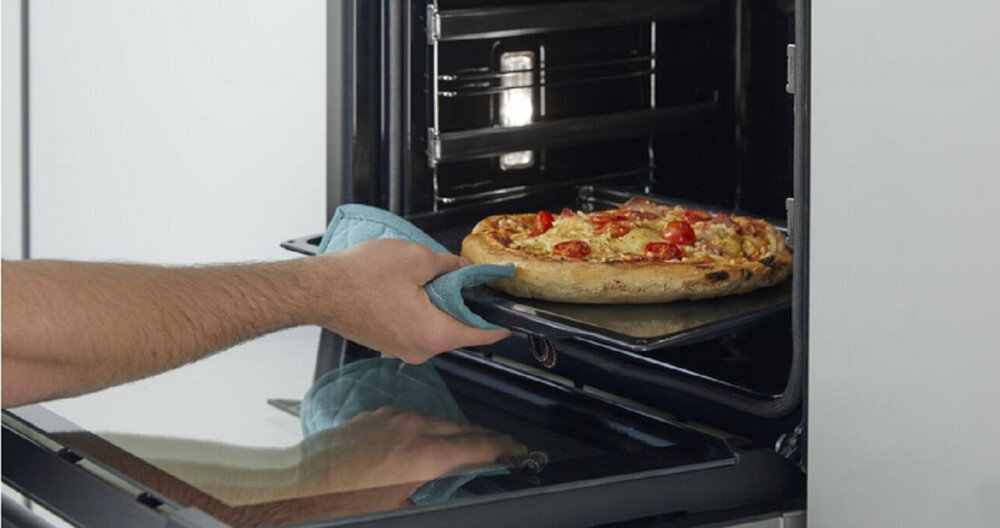 KUCHNIA HISENSE HEITS5D70BPMPG pizza temperatura ciepło dystrybucja