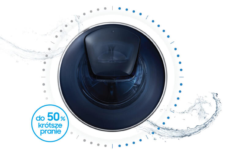Pralki AddWash z technologią Quick Drive skracają czas trwania prania o połowę