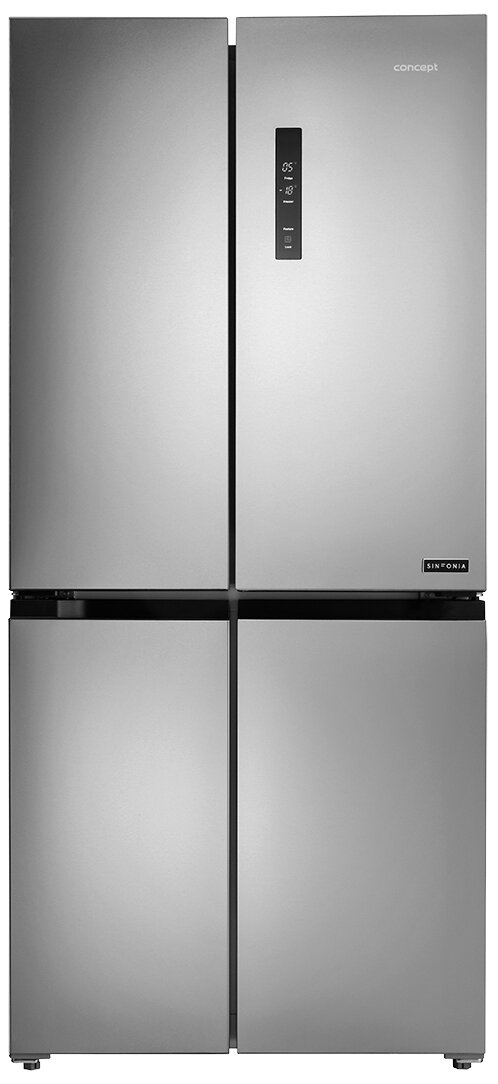 Lodówka CONCEPT LA8383ss Side by Side No frost 183cm Srebrna