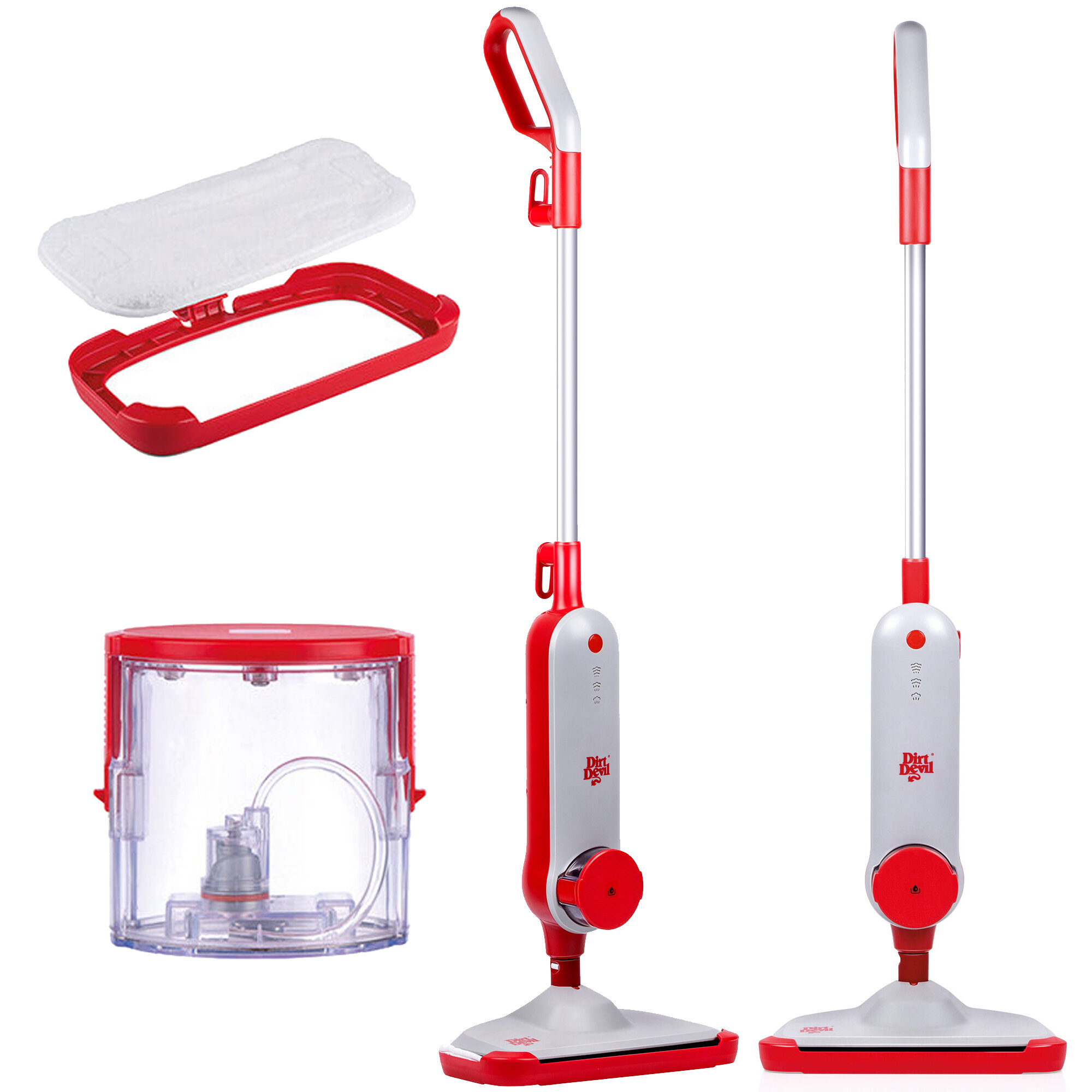 Mop parowy DIRT DEVIL DD7002 Czerwony – sklep internetowy Avans.pl