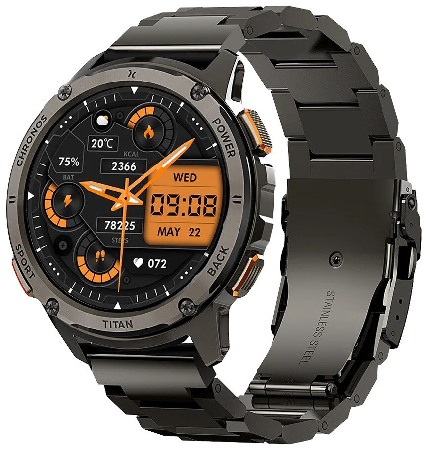 Smartwatch MAXCOM FW110 Titan Chronos Czarny – sklep internetowy