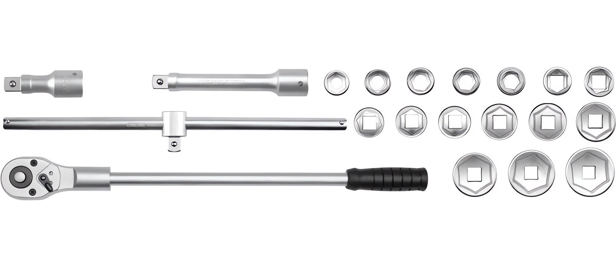 Zestaw kluczy nasadowych YATO YT-1335 (20 elementów) – sklep