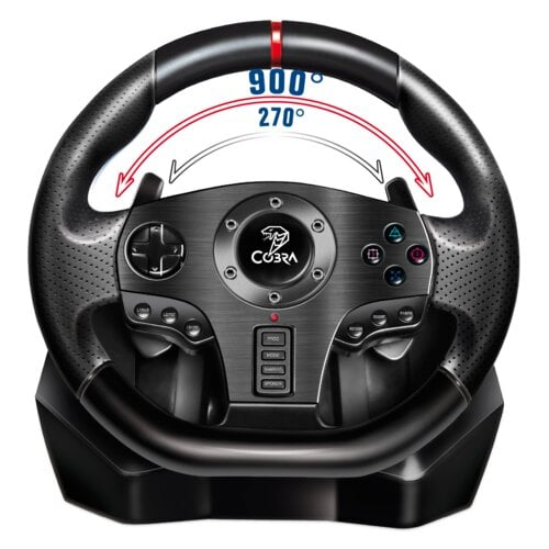 Kierownica COBRA Rally GT900 (PC/PS3/PS4/XBOX 360/XBOX ONE/SWITCH) – sklep  internetowy Avans.pl