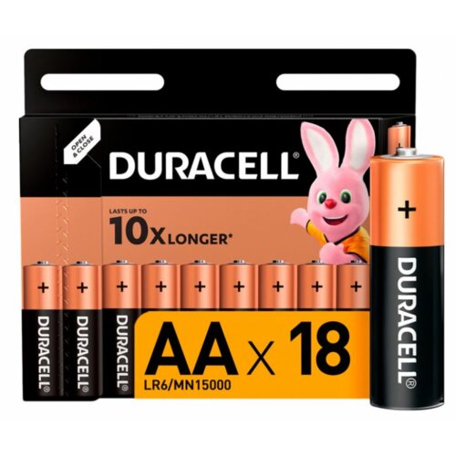 Baterie AA LR6 DURACELL Basic (18 szt.) – sklep internetowy Avans.pl