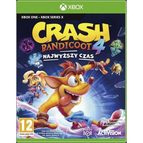 Crash Bandicoot 4: Najwyższy Czas Gra XBOX ONE (Kompatybilna z Xbox Series  X) – sklep internetowy Avans.pl