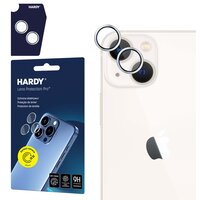 Szkło hartowane na obiektyw 3MK Hardy Lens Protection Pro do Apple iPhone 14/14 Plus Srebrny