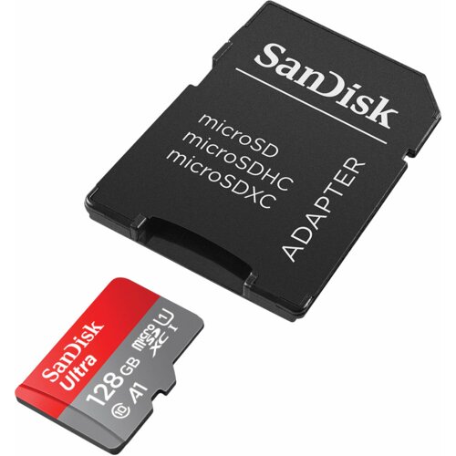 Karta pamięci SANDISK Ultra microSDXC 128GB + Adapter – sklep internetowy  Avans.pl