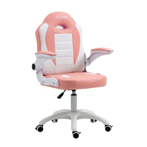 Fotel COBRA Junior Pro Różowo-biały – sklep internetowy Avans.pl