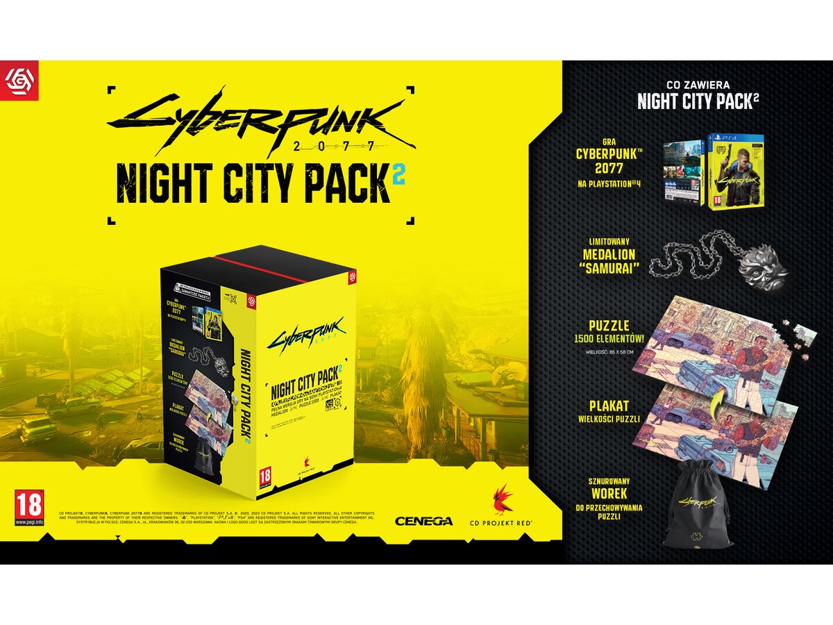 Cyberpunk 2077 Night City Pack Gra V2 Gra Ps4 Kompatybilna Z Ps5 Sklep Internetowy Avanspl 9109