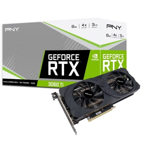 Karta graficzna PNY GeForce RTX 3060 Ti Uprising Dual Fan 8GB – sklep  internetowy Avans.pl