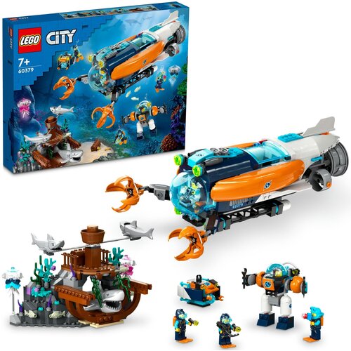 LEGO City Łódź podwodna badacza dna morskiego 60379 – sklep internetowy  Avans.pl