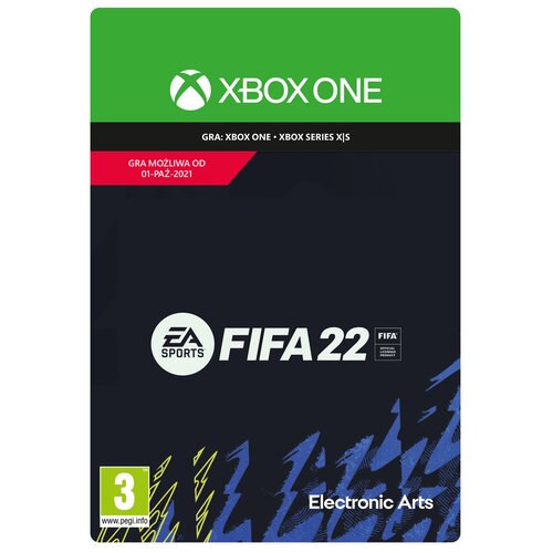 Kod aktywacyjny FIFA 22 - Edycja Standard Gra XBOX ONE – sklep internetowy  Avans.pl