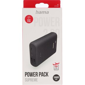 Powerbank HAMA Power Pack Supreme 10HD 10000 mAh Szary – sklep internetowy  Avans.pl