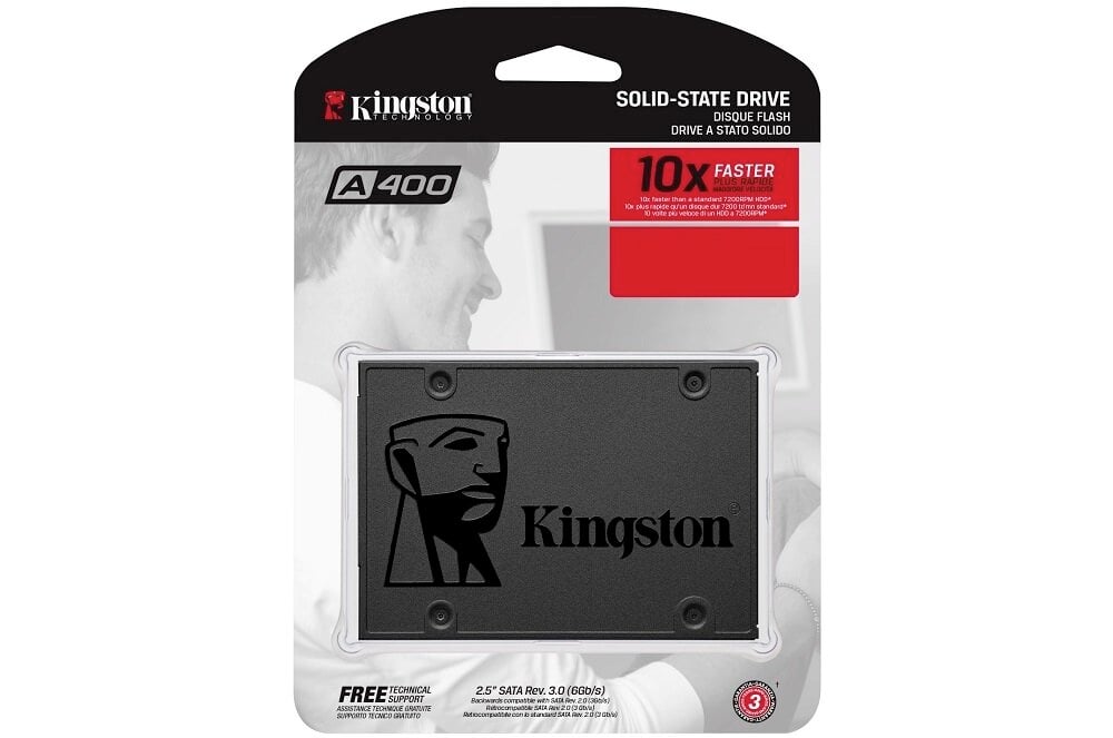 Dysk KINGSTON A400 480GB SSD - pojemność 960 Gb swoboda użytkowania komfort