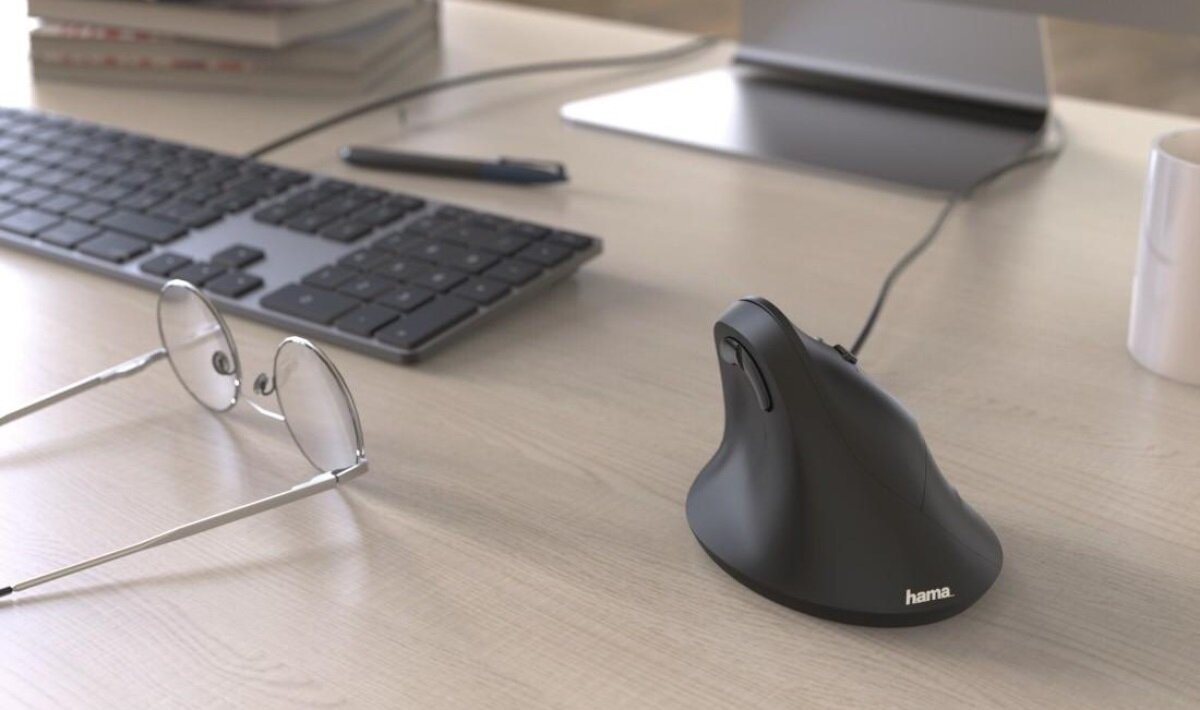 Ergonomiczny kształt myszy Hama EMC-500