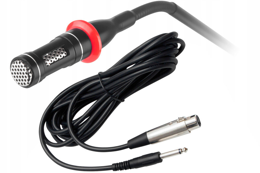 Mikrofon BLOW PRM 325 przełącznik gąbka elastyczność konstrukcja złącze