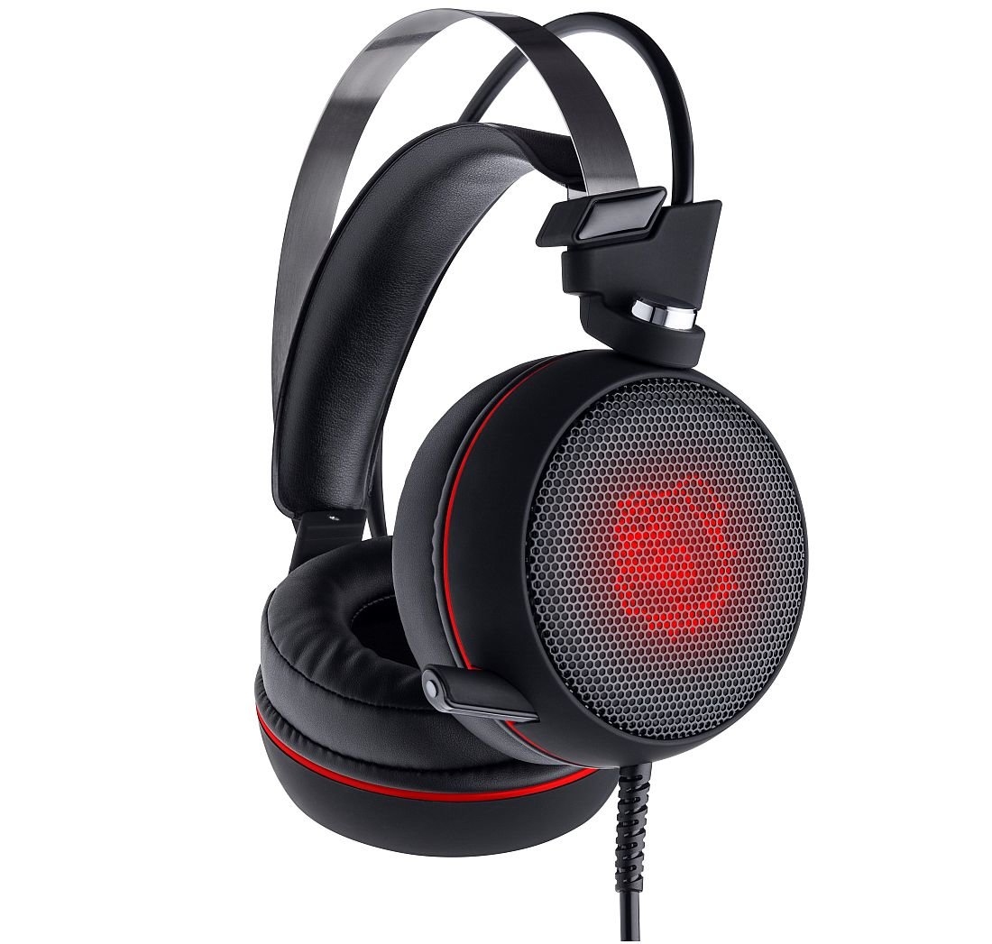 Słuchawki MAD DOG GH705 gamingowe nauszne podświetlenie dźwięk przestrzenny  7.1 – sklep internetowy Avans.pl