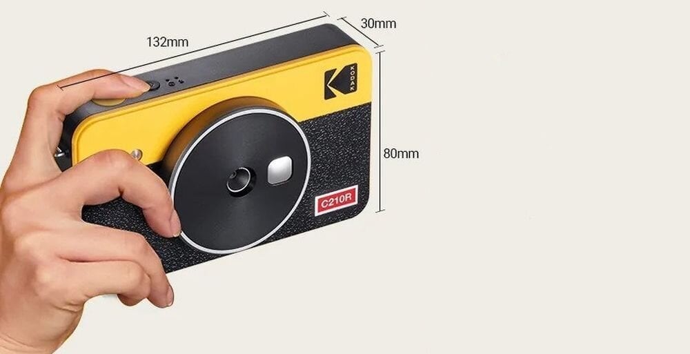 Aparat KODAK Mini Shot 2 Retro  zdjęcia drukowanie drukarka wkłady filmy rozdzielczość bateria obiektyw pojemność tryby filtry łączność smartfon aplikacja sterowanie ogniskowa przysłona migawka lampa błyskowa wymiary ekran wizjer waga zapis karta pamięć 