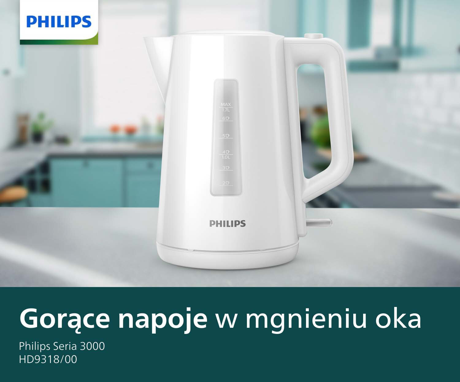 Czajnik PHILIPS HD9318/00 – sklep internetowy Avans.pl