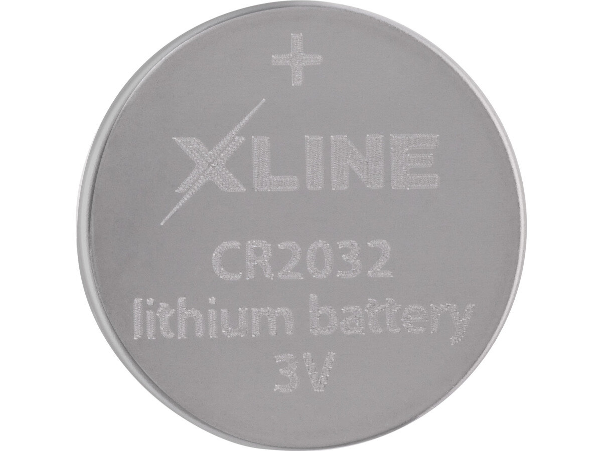 Baterie CR2032 XLINE (2 szt.) wyglad zawartosc opakowania