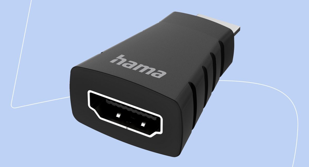 Perfekcyjna jakość obrazu adapter HDMI Hama