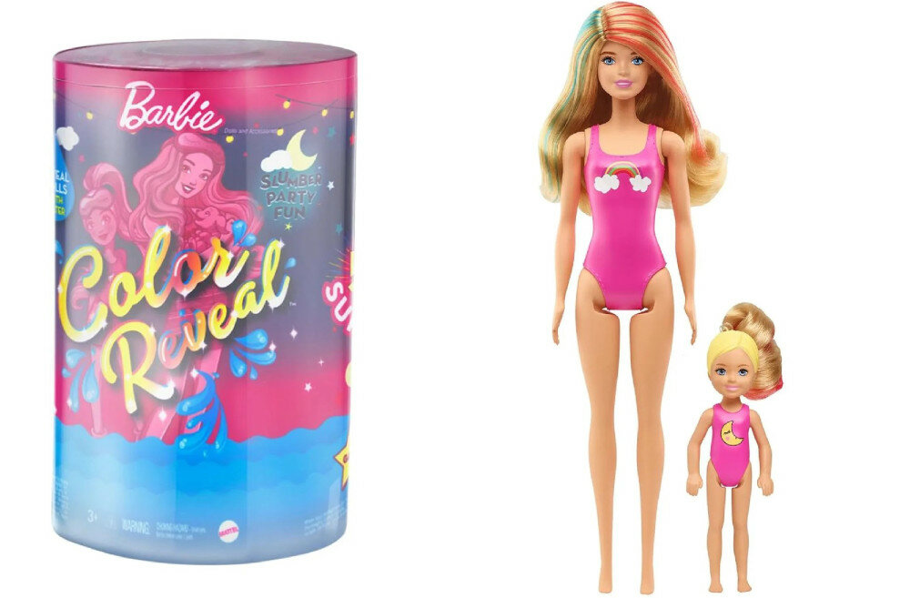 Lalka Barbie Color Reveal Piżama Party – sklep internetowy Avans.pl