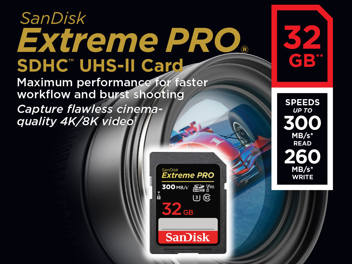 Karta pamieci SANDISK Extreme PRO SDHC 32GB zawartosc opakowania