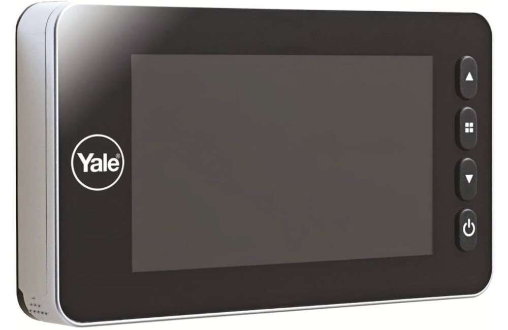 Wideo-wizjer YALE 5800 montaż bezpieczeństwo wizjer grubość drzwi średnica otworu