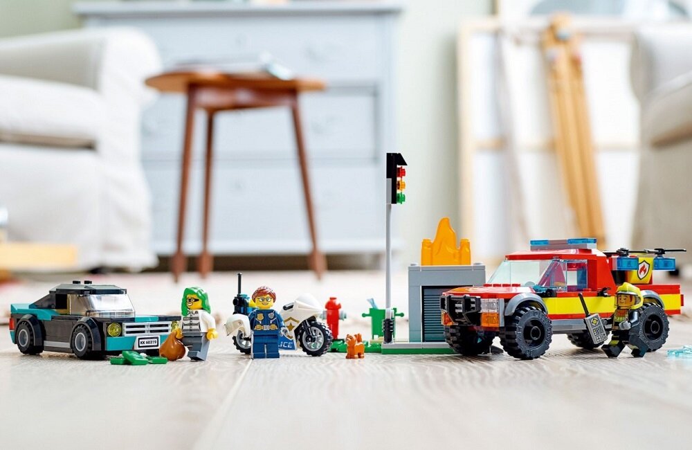 LEGO 60319 City Akcja strażacka i policyjny pościg – sklep internetowy  Avans.pl