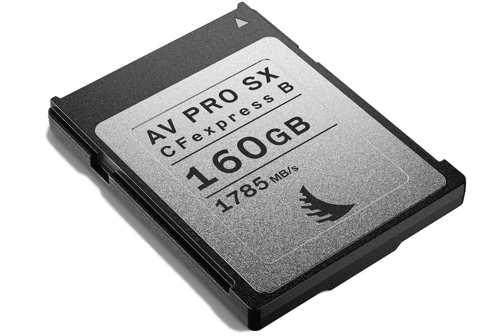 Karta pamięci ANGELBIRD AV PRO CFexpress SX 160GB pojemność fotografia szybkość zapis raw zgodność 