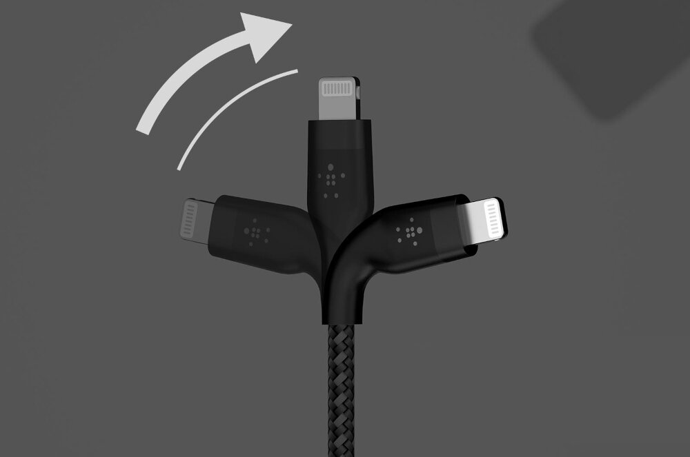 Kabel USB - Lightning BELKIN Braided Silicon DŁUGOŚĆ KOLORYSTYKA