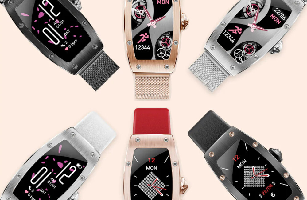 Smartwatch KUMI KU-K18 funkcje tryby sportowe czytelny ekran smartwatch zdrowie 