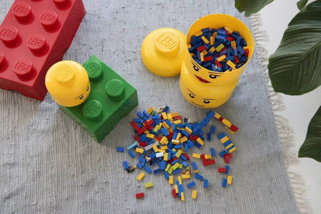 Pojemnik na LEGO duża głowa Chłopiec Żółty 40321724 – sklep internetowy  Avans.pl