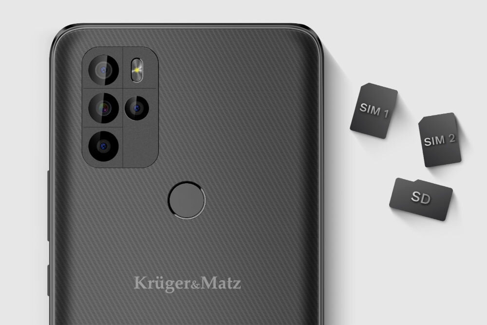 Smartfon KRUGER&MATZ LIVE 10S 3 sloty, 2x nano sim, microsd