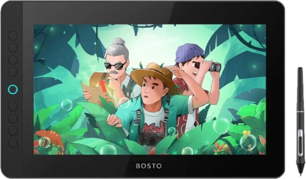 Tablet graficzny BOSTO BT-12HDK-T ekran przekątna wymiary rozdzielczość