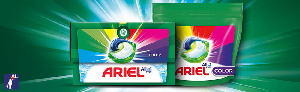 Kapsułki do prania ARIEL All in 1 Pods Color Sposób użycia