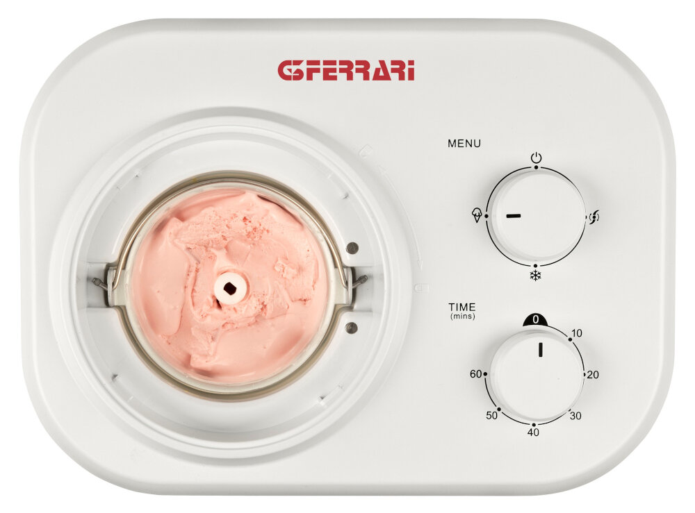 Maszynka do lodów G3FERRARI G20144 domowa lodziarnia wygodna szybka roznorodnosc przygotowywanie lodow i jogurtow