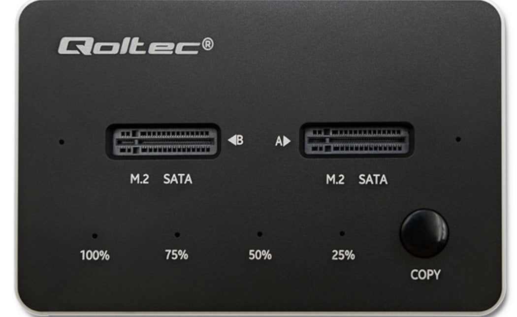 stacja dokująca QOLTEC 50310 wygoda zdjęcia filmy funkcjonalność szybkość prędkość dyski SSD