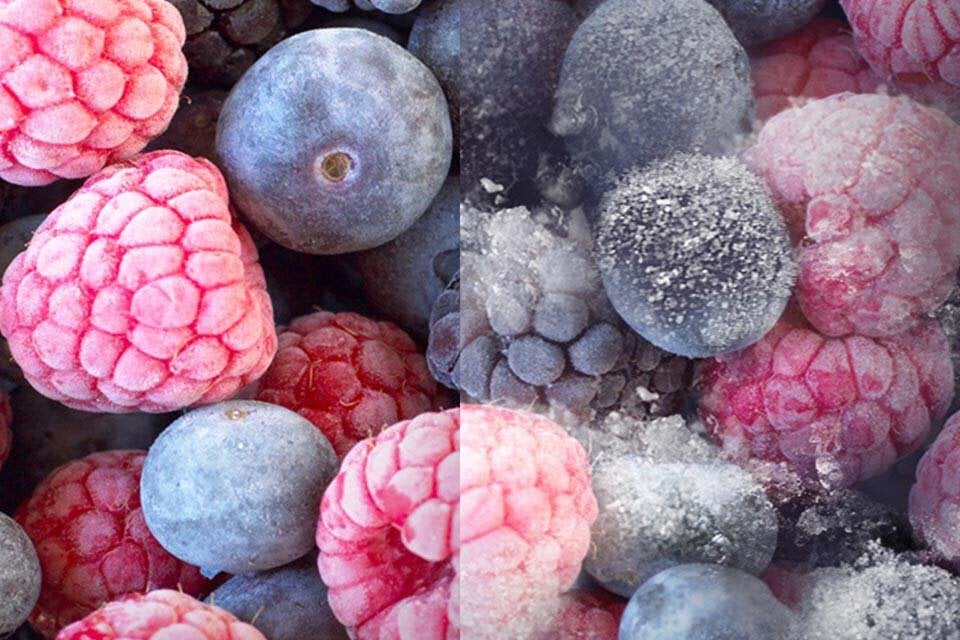 jeśli chcesz, by Twoje owoce przechowywane w zamrażalniku nie pokryły się szronem, wybierz lodówkę No Frost – o szczegóły zapytaj sprzedawcę MEDIA EXPERT