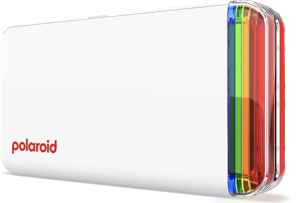 Drukarka POLAROID Hi-Print Pocket Printer E-Box android ios mały rozmiar design detale druk trchnologia łączność bluetooth bateria wytrzymałość