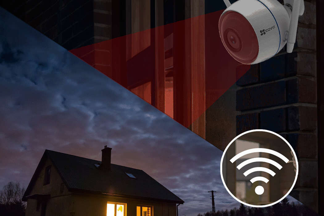 Kamera EZVIZ C3W  bezpieczeństwo wygodwa zpis ochrona noc dzień włamywacze komunikacja