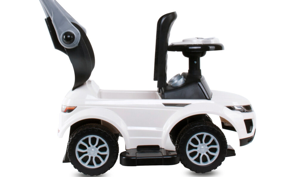 Jeździk SUN BABY Sport Car J05.016.0.4 Biały schowej siedzisko mozliwosci dodatki przechowywanie