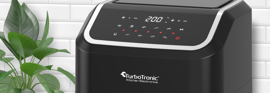 Frytkownica beztluszczowa TURBOTRONIC TT-AF12D Air Fryer cyfrowy wyswietlacz automatyczne programy regulacja temperatury zakres