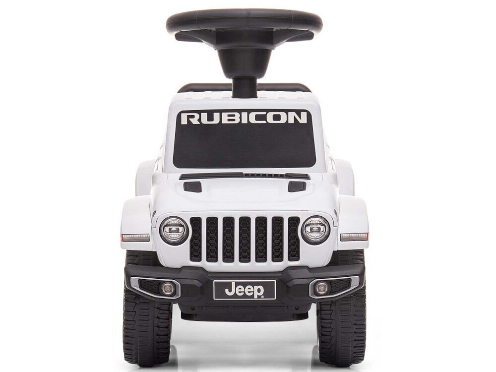 Jeździk MILLY MALLY Jeep Rubicon Gladiator Biały do zabawy wewatrz pomieszczen na zewnatrz dla dzieci w wieku od 18 do 36 miesiecy waga do 25 kg