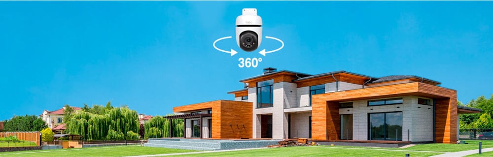 Kamera TAPO C510W pełen zakres widzenia, 360° poziom, 130° pion, wnętrze domu, biura