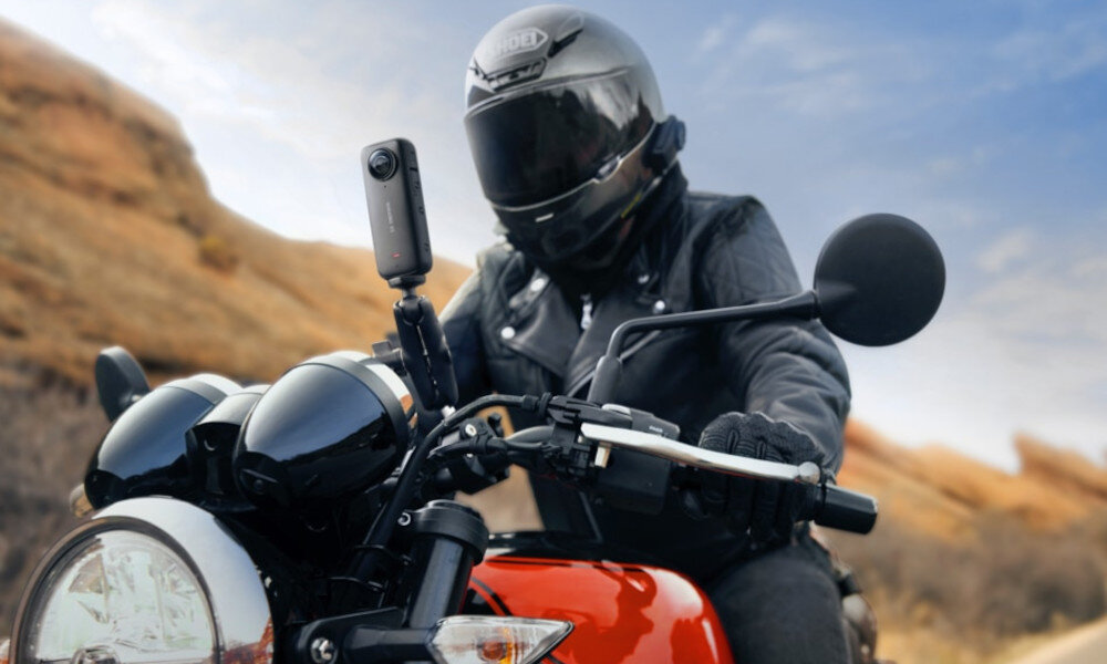 Kamera sportowa INSTA360 X3 Motorcycle Kit Czarny akcesoria elementy mocowanie uchwyt
