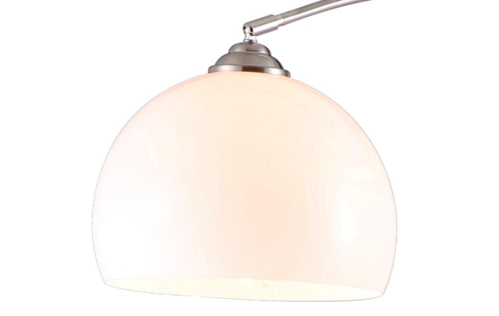 GLOBO Newcastle 58227 lampa satynowa podstawa abażur chrom urok styl klosz światło żarówka intensywność barwa światło
