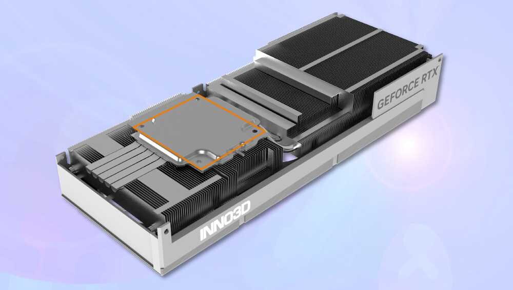 Karta graficzna INNO3D GeForce RTX 4080 Super X3 OC 16GB DLSS 3 - komora parowa