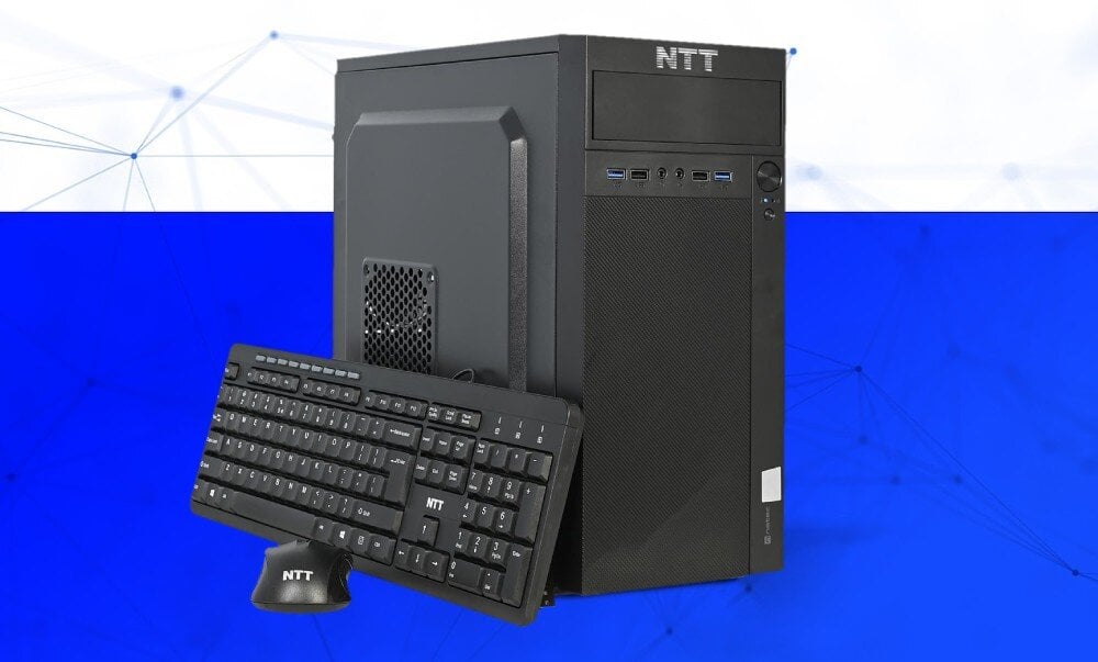 Komputer NTT Desk ZKO-R3A520-T24 R3-4300G 16GB RAM 1TB SSD Windows 11 Home wygląd obudowa